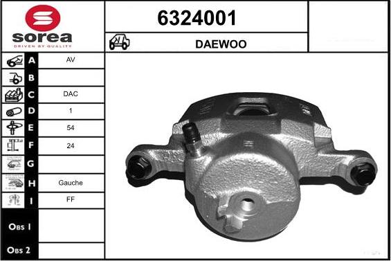 STARTCAR 6324001 - Əyləc kaliperi furqanavto.az