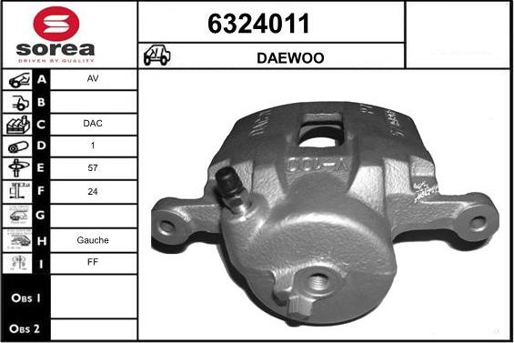 STARTCAR 6324011 - Əyləc kaliperi furqanavto.az