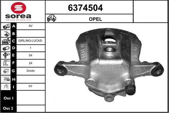 STARTCAR 6374504 - Əyləc kaliperi furqanavto.az