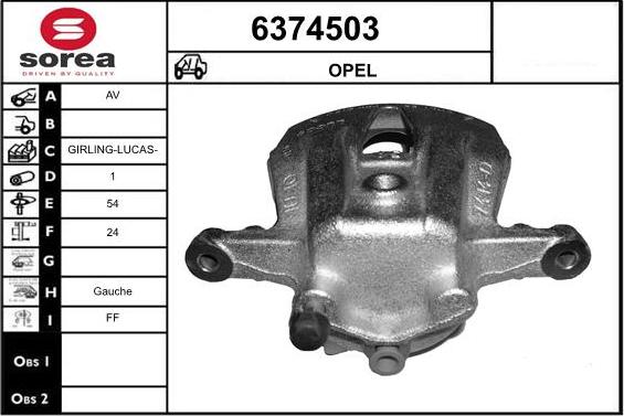 STARTCAR 6374503 - Əyləc kaliperi furqanavto.az