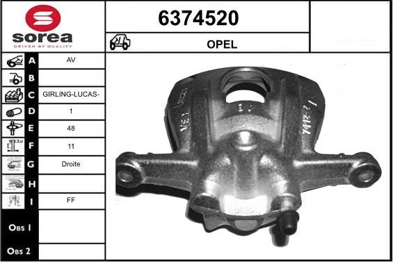 STARTCAR 6374520 - Əyləc kaliperi furqanavto.az