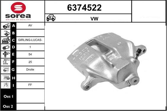 STARTCAR 6374522 - Əyləc kaliperi furqanavto.az