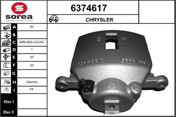 STARTCAR 6374617 - Əyləc kaliperi furqanavto.az