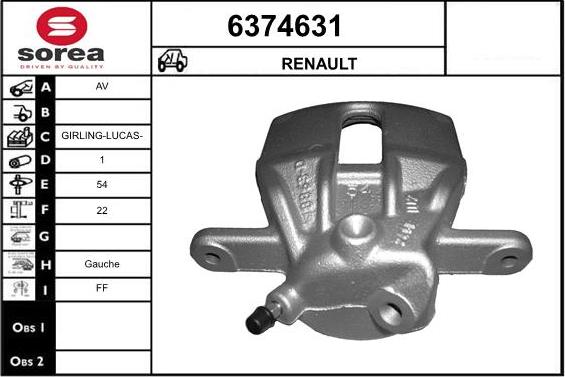 STARTCAR 6374631 - Əyləc kaliperi furqanavto.az