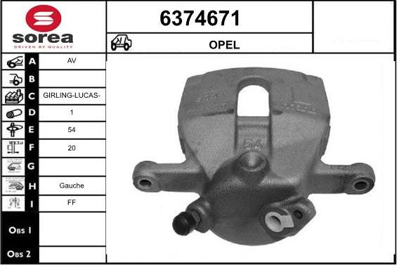 STARTCAR 6374671 - Əyləc kaliperi furqanavto.az