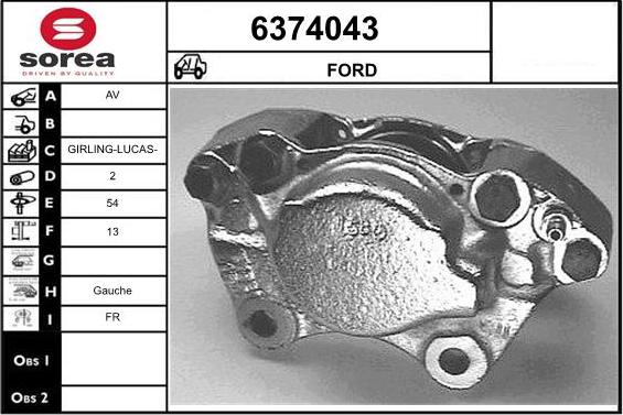 STARTCAR 6374043 - Əyləc kaliperi furqanavto.az