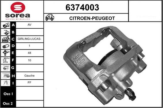 STARTCAR 6374003 - Əyləc kaliperi furqanavto.az