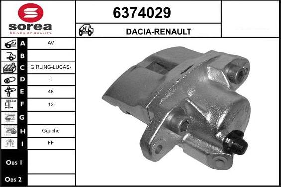 STARTCAR 6374029 - Əyləc kaliperi furqanavto.az