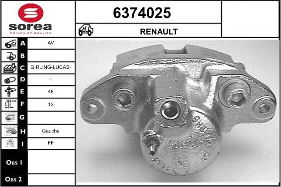 STARTCAR 6374025 - Əyləc kaliperi furqanavto.az