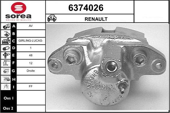 STARTCAR 6374026 - Əyləc kaliperi furqanavto.az