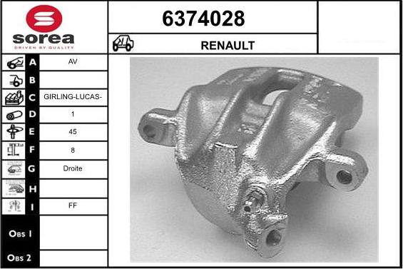 STARTCAR 6374028 - Əyləc kaliperi furqanavto.az