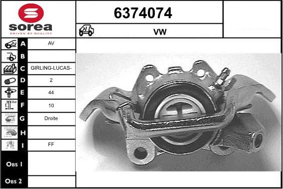 STARTCAR 6374074 - Əyləc kaliperi furqanavto.az