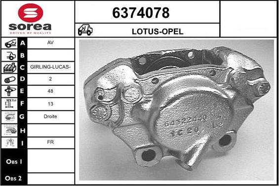 STARTCAR 6374078 - Əyləc kaliperi furqanavto.az