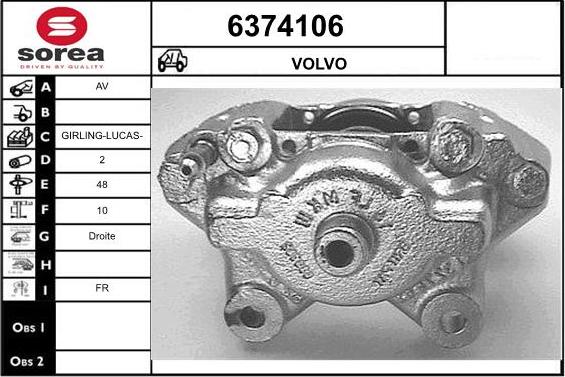 STARTCAR 6374106 - Əyləc kaliperi furqanavto.az