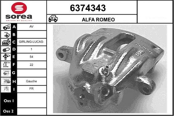 STARTCAR 6374343 - Əyləc kaliperi furqanavto.az