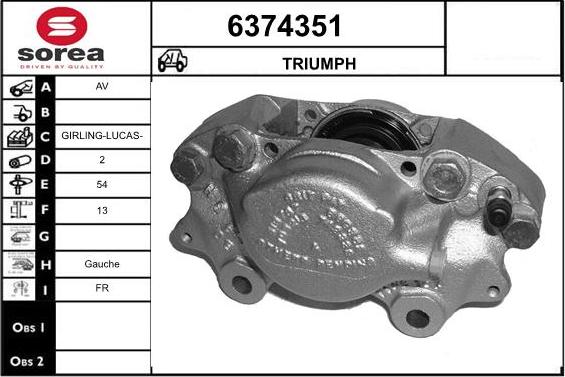 STARTCAR 6374351 - Əyləc kaliperi furqanavto.az