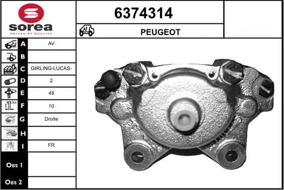 STARTCAR 6374314 - Əyləc kaliperi furqanavto.az