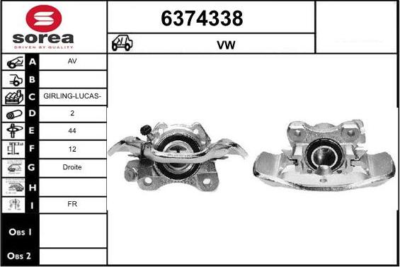 STARTCAR 6374338 - Əyləc kaliperi furqanavto.az