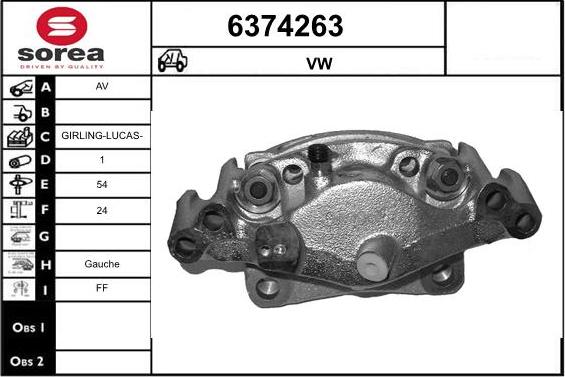 STARTCAR 6374263 - Əyləc kaliperi furqanavto.az