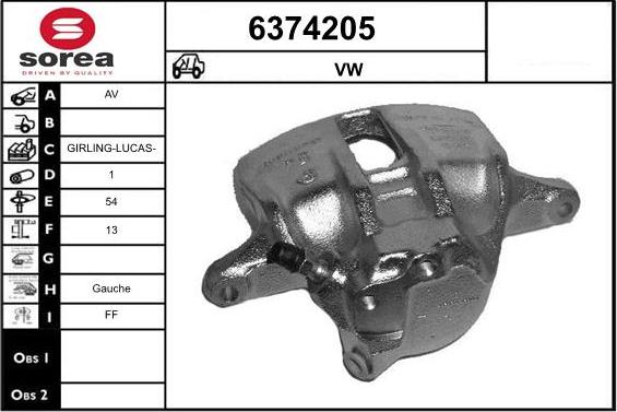 STARTCAR 6374205 - Əyləc kaliperi furqanavto.az