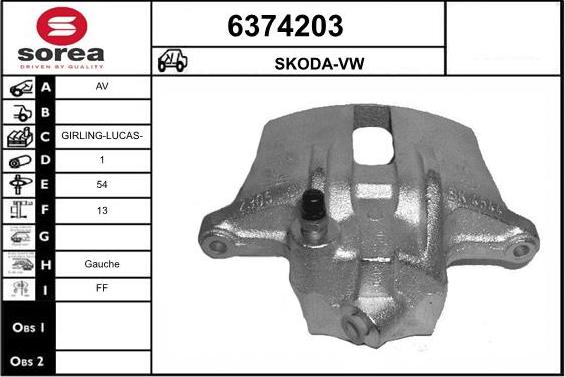 STARTCAR 6374203 - Əyləc kaliperi furqanavto.az