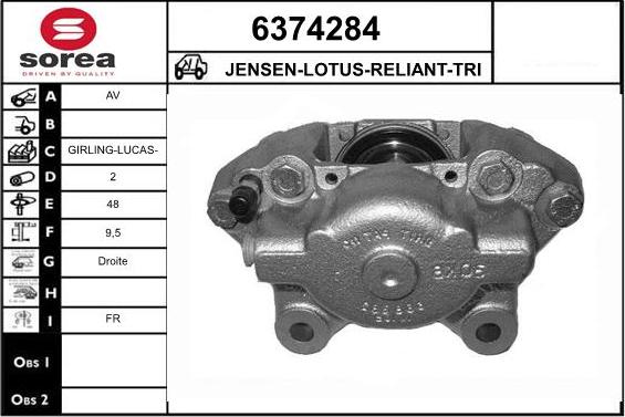 STARTCAR 6374284 - Əyləc kaliperi furqanavto.az