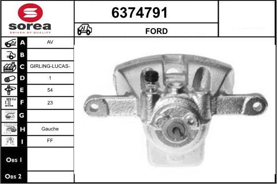 STARTCAR 6374791 - Əyləc kaliperi furqanavto.az