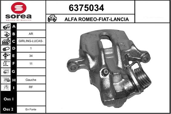 STARTCAR 6375034 - Əyləc kaliperi furqanavto.az