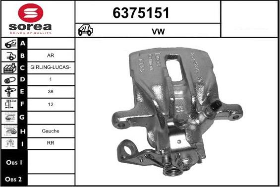 STARTCAR 6375151 - Əyləc kaliperi furqanavto.az