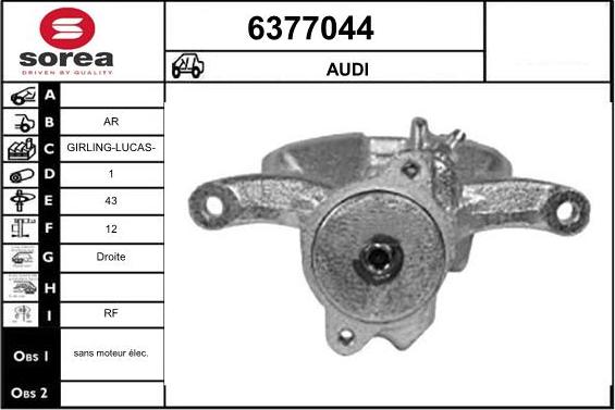 STARTCAR 6377044 - Əyləc kaliperi furqanavto.az