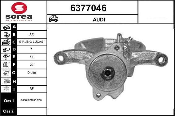 STARTCAR 6377046 - Əyləc kaliperi furqanavto.az