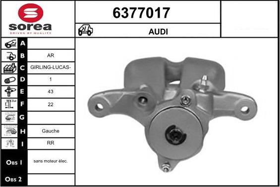 STARTCAR 6377017 - Əyləc kaliperi furqanavto.az