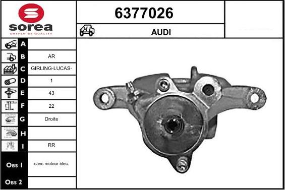 STARTCAR 6377026 - Əyləc kaliperi furqanavto.az