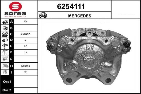 STARTCAR 6254111 - Əyləc kaliperi furqanavto.az