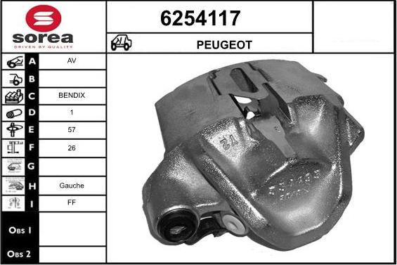 STARTCAR 6254117 - Əyləc kaliperi furqanavto.az