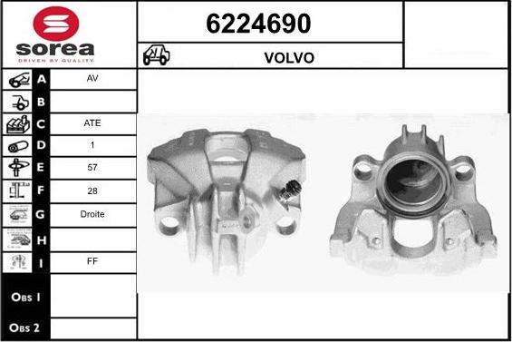 STARTCAR 6224690 - Əyləc kaliperi furqanavto.az