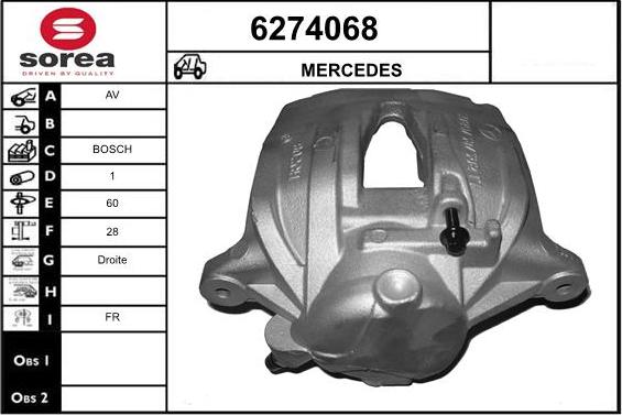 STARTCAR 6274068 - Əyləc kaliperi furqanavto.az