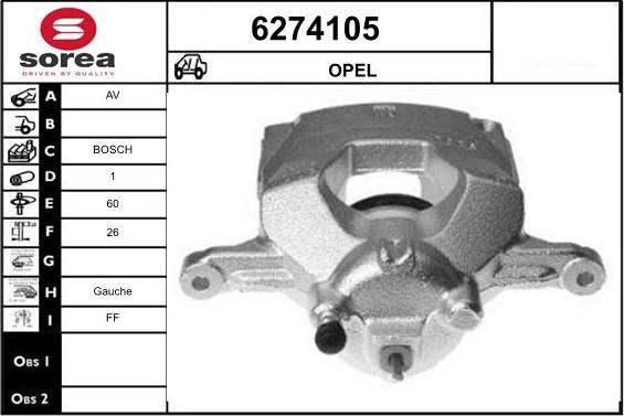 STARTCAR 6274105 - Əyləc kaliperi furqanavto.az