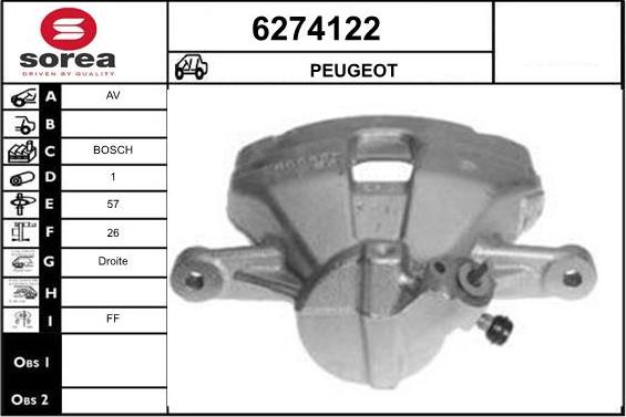 STARTCAR 6274122 - Əyləc kaliperi furqanavto.az