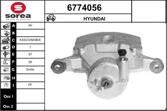 STARTCAR 6774056 - Əyləc kaliperi furqanavto.az