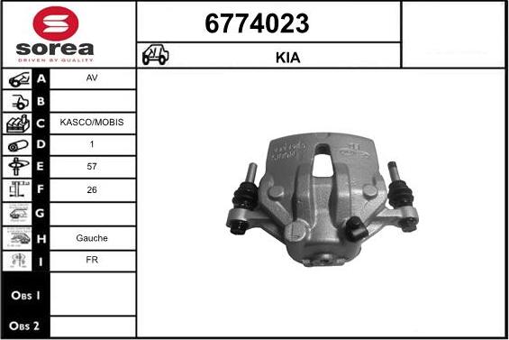 STARTCAR 6774023 - Əyləc kaliperi furqanavto.az