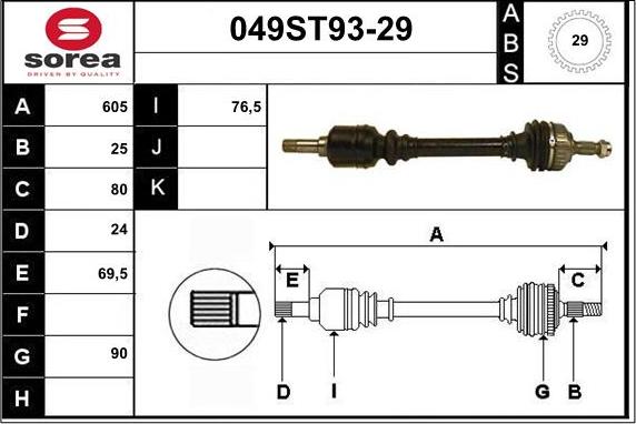 STARTCAR 049ST93-29 - Sürücü mili furqanavto.az