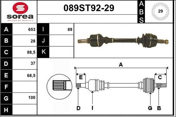 STARTCAR 089ST92-29 - Sürücü mili furqanavto.az