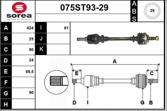 STARTCAR 075ST93-29 - Sürücü mili furqanavto.az