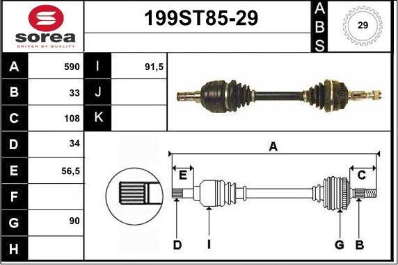 STARTCAR 199ST85-29 - Sürücü mili furqanavto.az