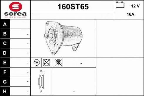 STARTCAR 160ST65 - Alternator furqanavto.az