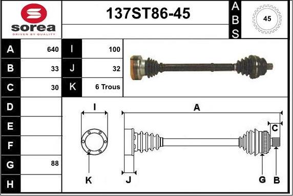 STARTCAR 137ST86-45 - Sürücü mili furqanavto.az