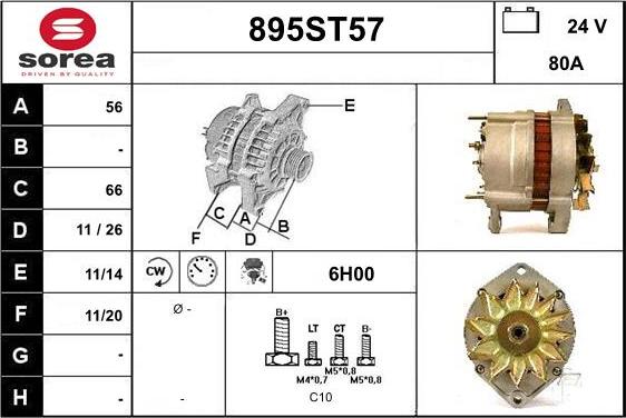 STARTCAR 895ST57 - Alternator furqanavto.az