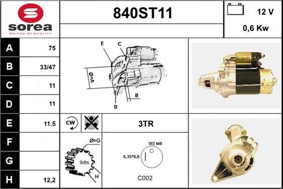 STARTCAR 840ST11 - Başlanğıc furqanavto.az