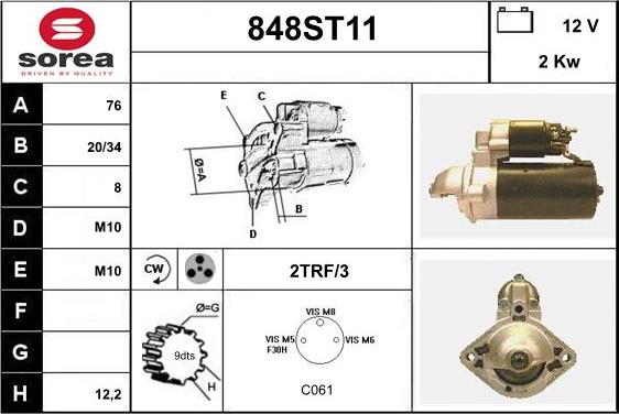 STARTCAR 848ST11 - Başlanğıc furqanavto.az